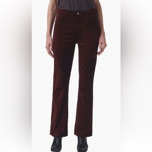 AG Adriano Goldschmied Women's Dark Brown Flare Jeans